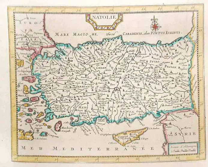 Map of Turkey And Cyprus