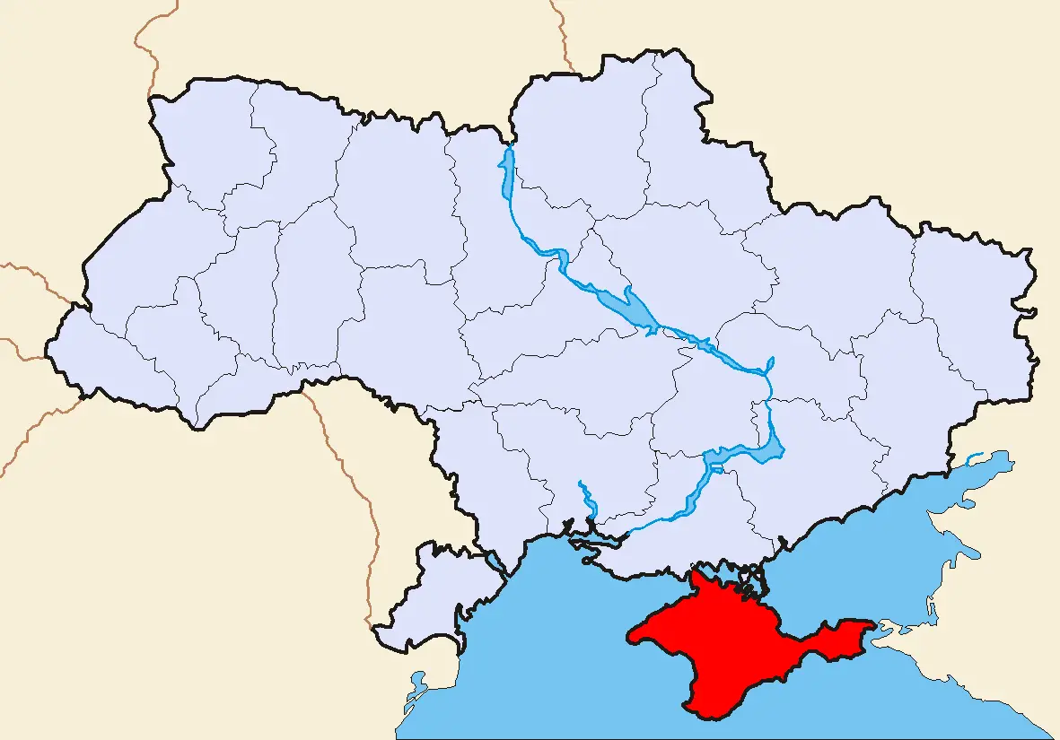 Previranje u Ukrajini: Porošenko optužen za državnu izdaju - Page 2 Map_of_ukraine_political_simple_oblast_krim