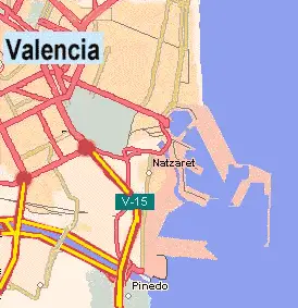 Map Puerto De Valencia