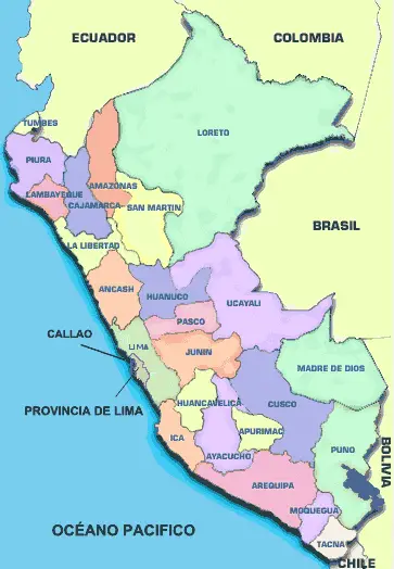 Mapa De Colores Del Peru Jmk Ver Castellana