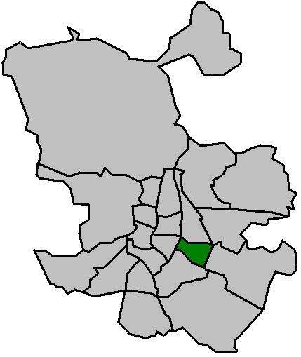 Mapa Distrito Moratalaz
