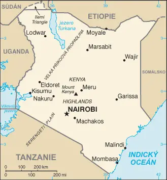 Mapa Keni