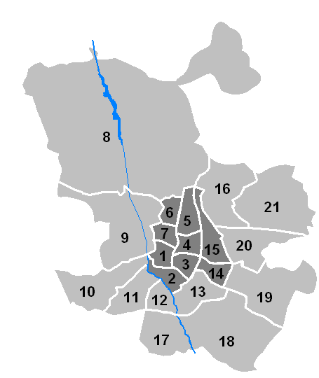 Maps  Es  Madrid  Overview Districts Numbered