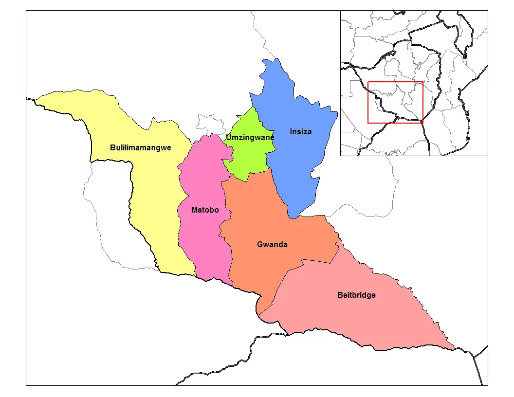 Matabeleland South Districts