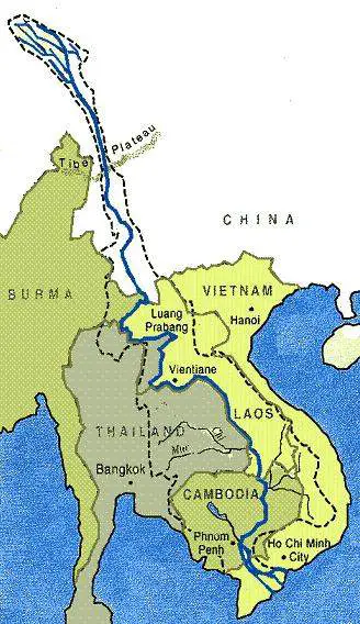 Mekong River Location