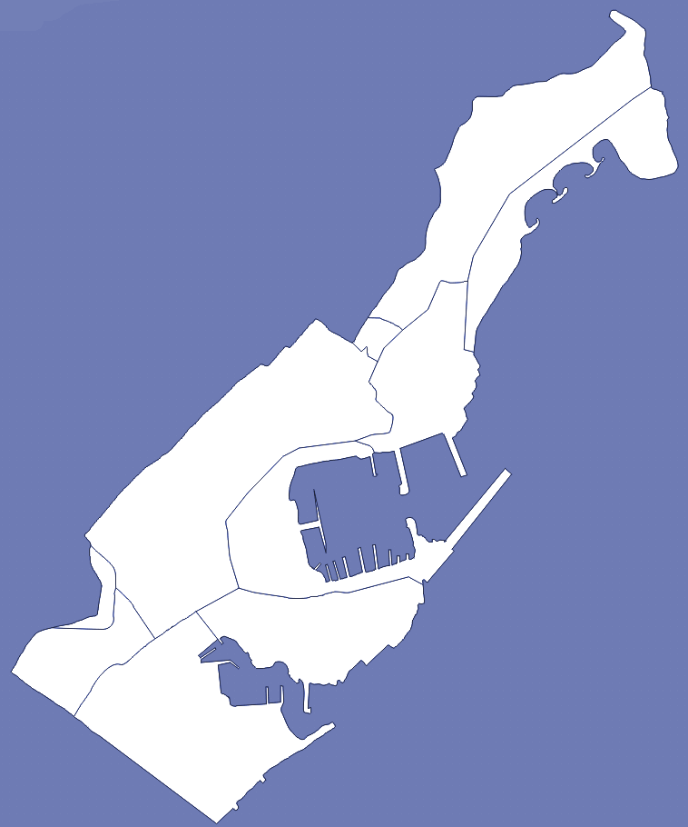Monaco Blank Map