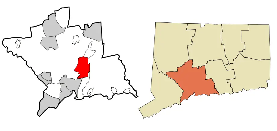 New Haven County Connecticut Incorporated And Unincorporated Areas North Haven Highlighted
