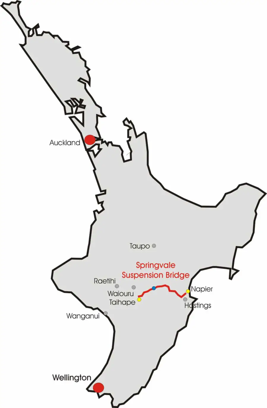 Northisland Nz Springvale Suspension Bridge