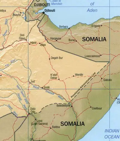 Ogaden Map