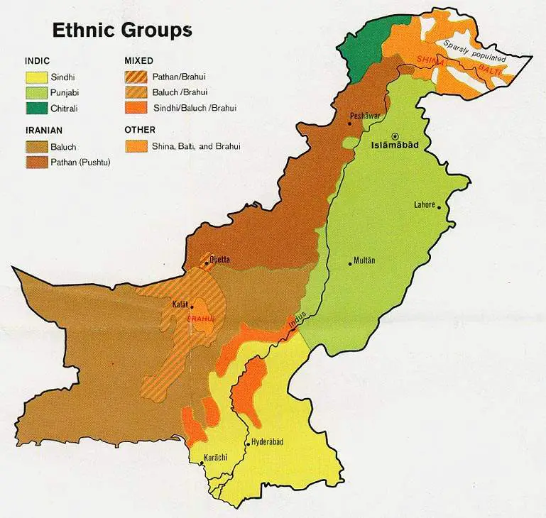 Pakistan Ethnic 1973