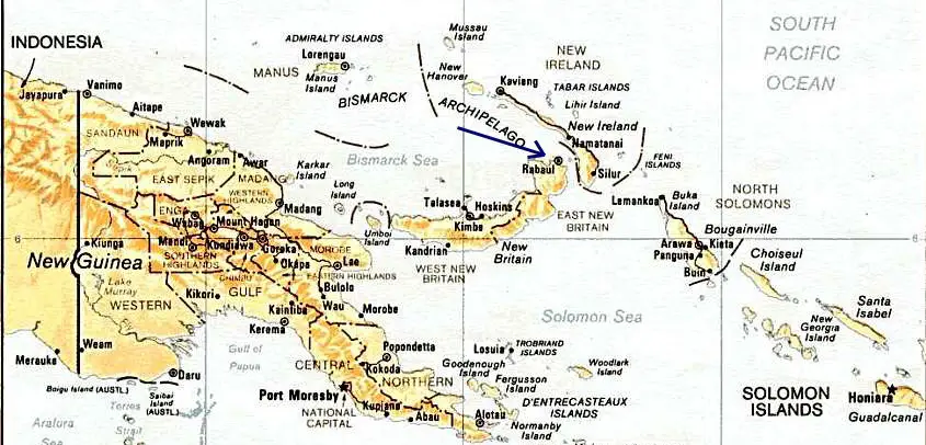 Papua New Guinea Rabaul