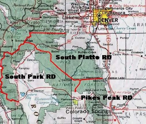 Pike Nat Forest Vicinity Map