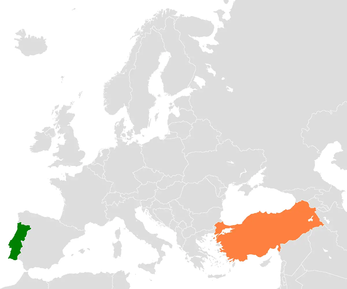 Portugal Turkey Locator 1