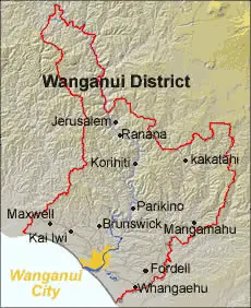 Position of Wanganui District