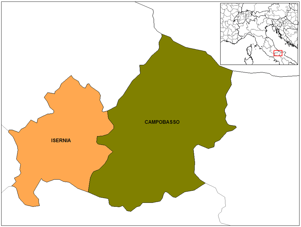 Province Map of Molise