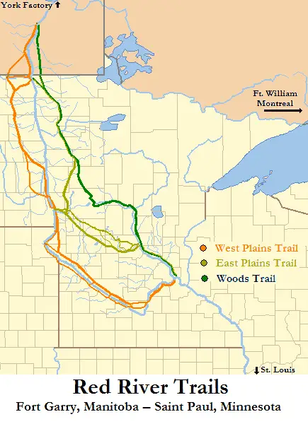 Red River Trails Locator Map
