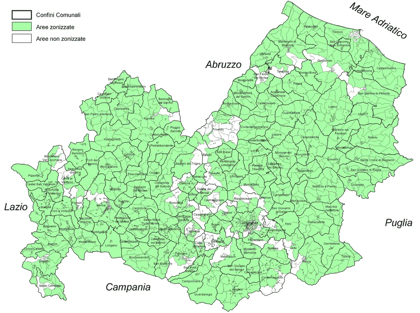 Region Map of Molise