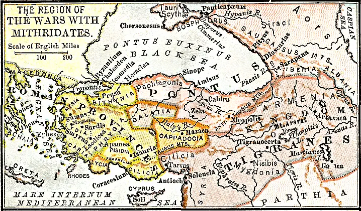 Region of the Wars With Mithridates