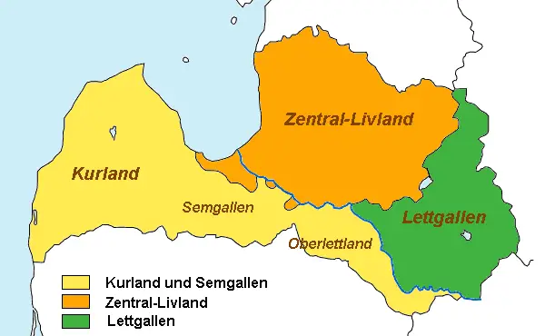 Regionen Lettlands