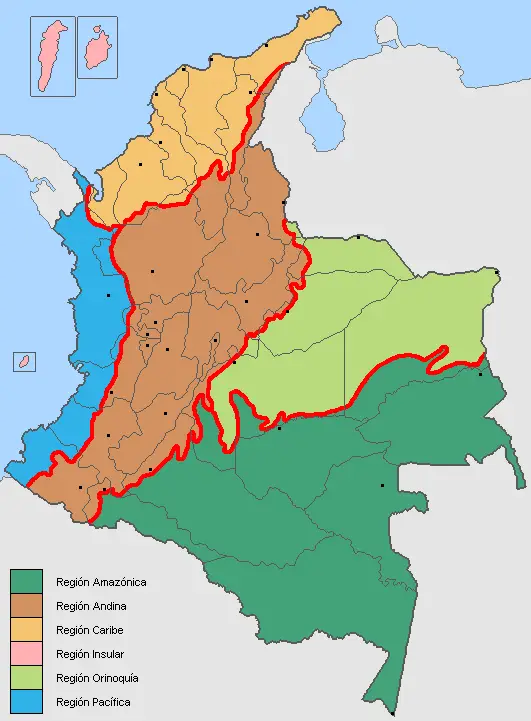 Regionsofcolombia