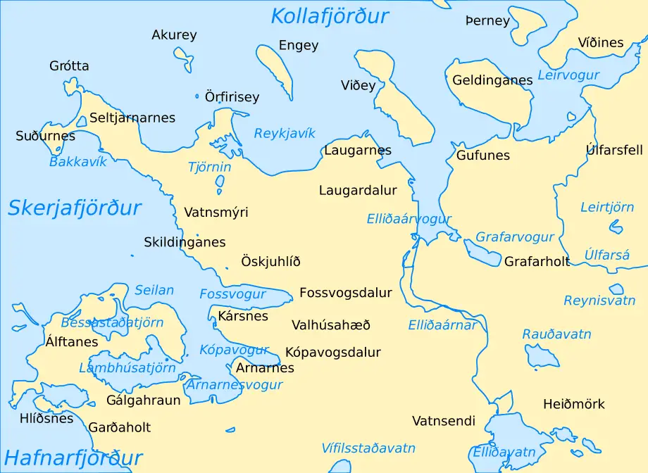 Reykjavik Placenames