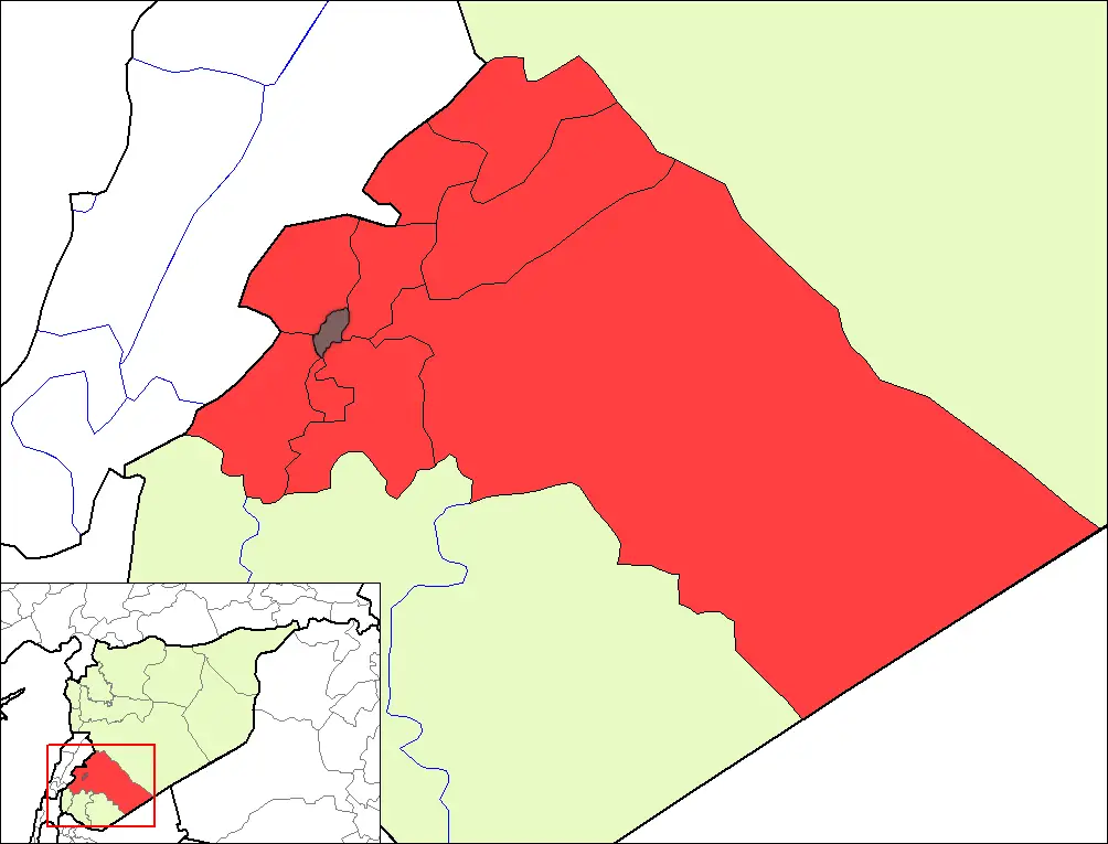 Rif Dimashq Districts