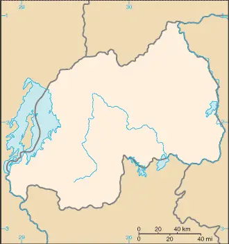 Rwanda Map Blank