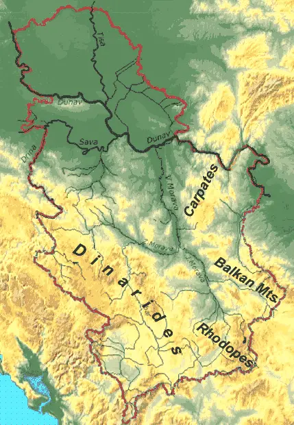 Serbia Mountain Ranges