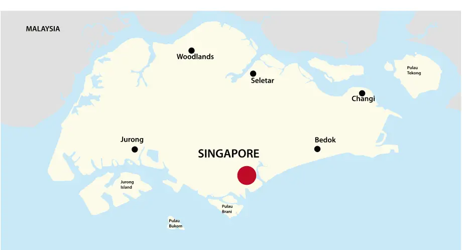 Singapore Map World Map