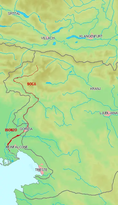 Slovenija Reke Soca
