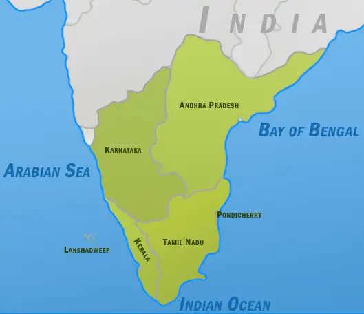 South India Polmap,