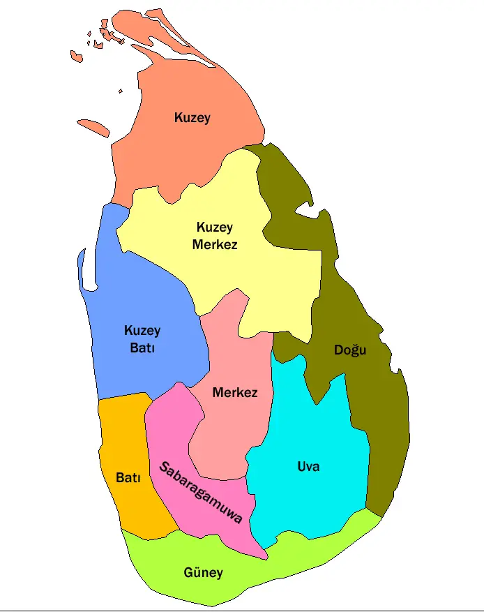 Sri Lanka Provinces Tr