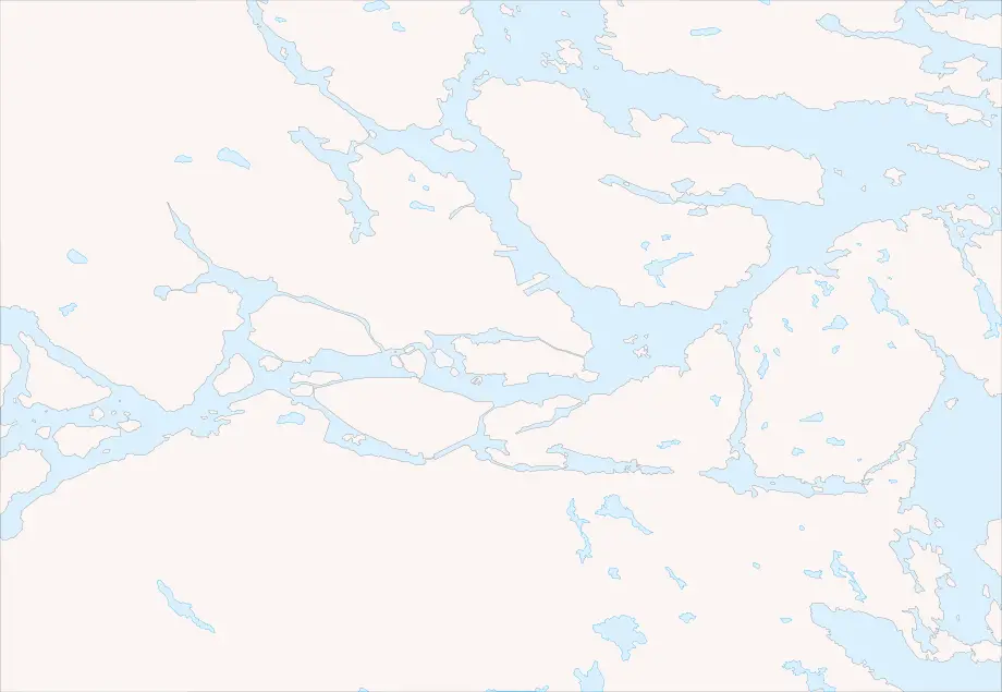 Stockholm Area Blank Map