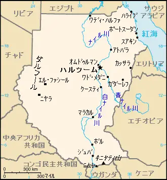 Sudan Map Ja