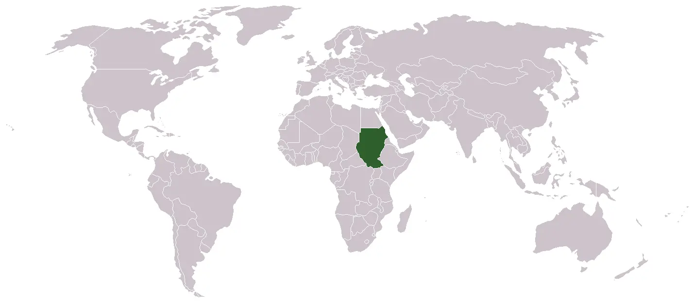 Sudanworldmap