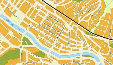 Tbilisi Detailed Map (a) 1