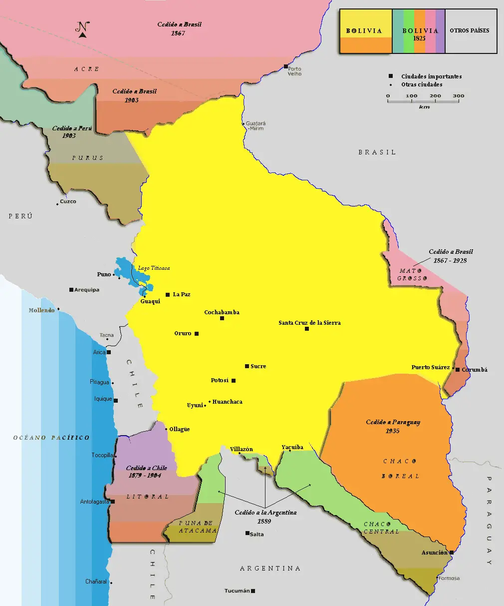 Territorios Perdidos De Bolivia