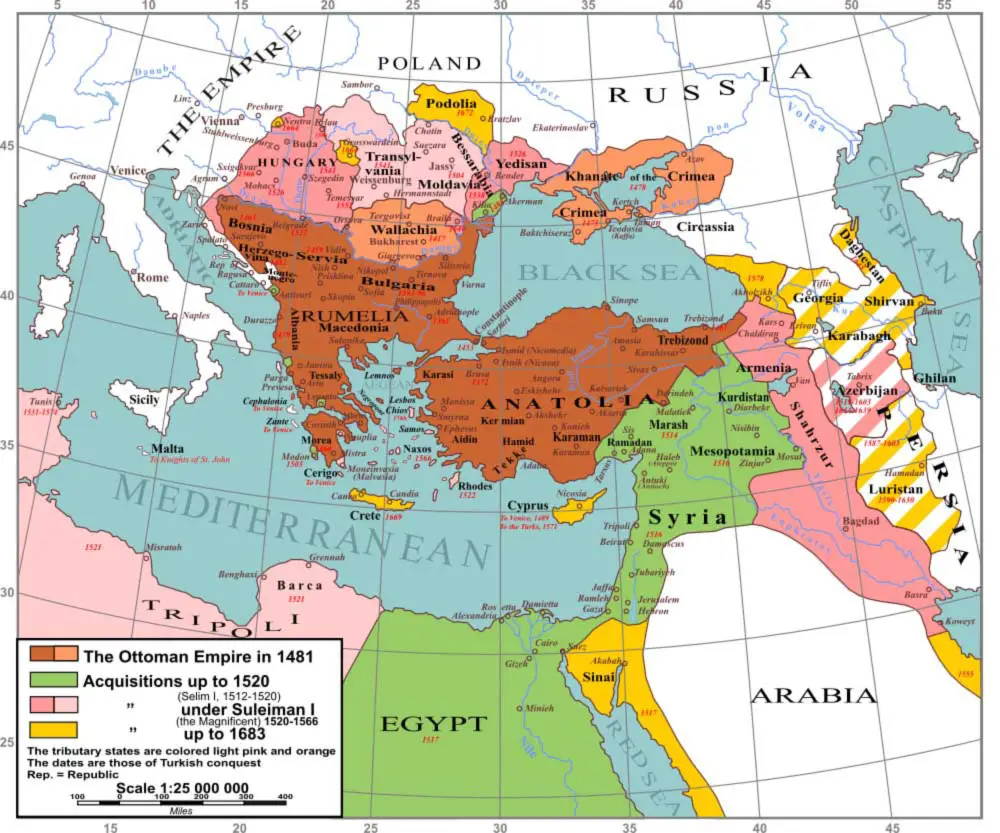 The Ottoman Empire In 1481