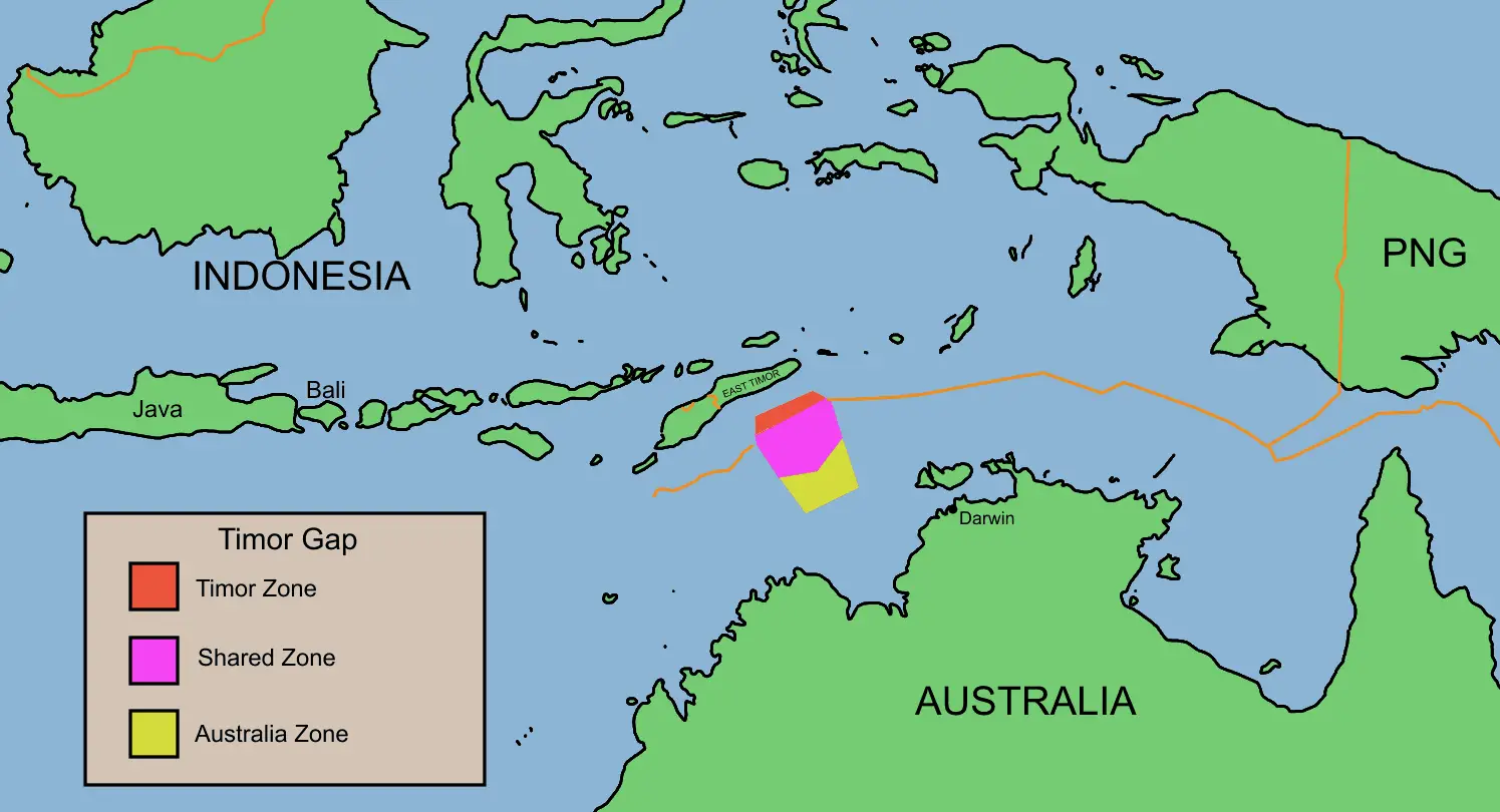 Timor Gap Map