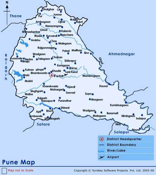Transport Map of Pune