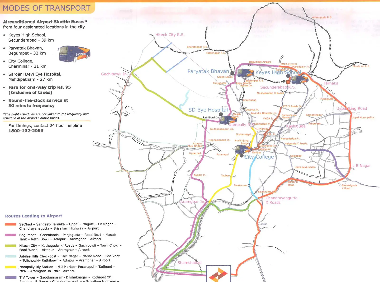 Travel Map Hyderabad