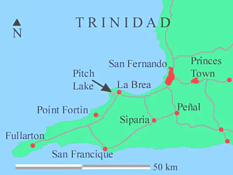 Trinidad Pitch Lake Eng