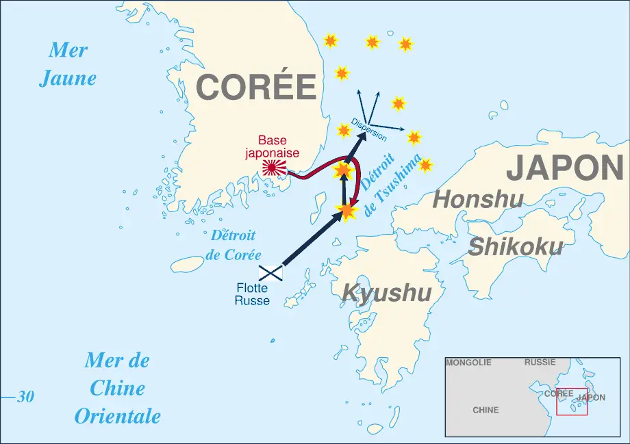 Tsushima Battle Map Fr