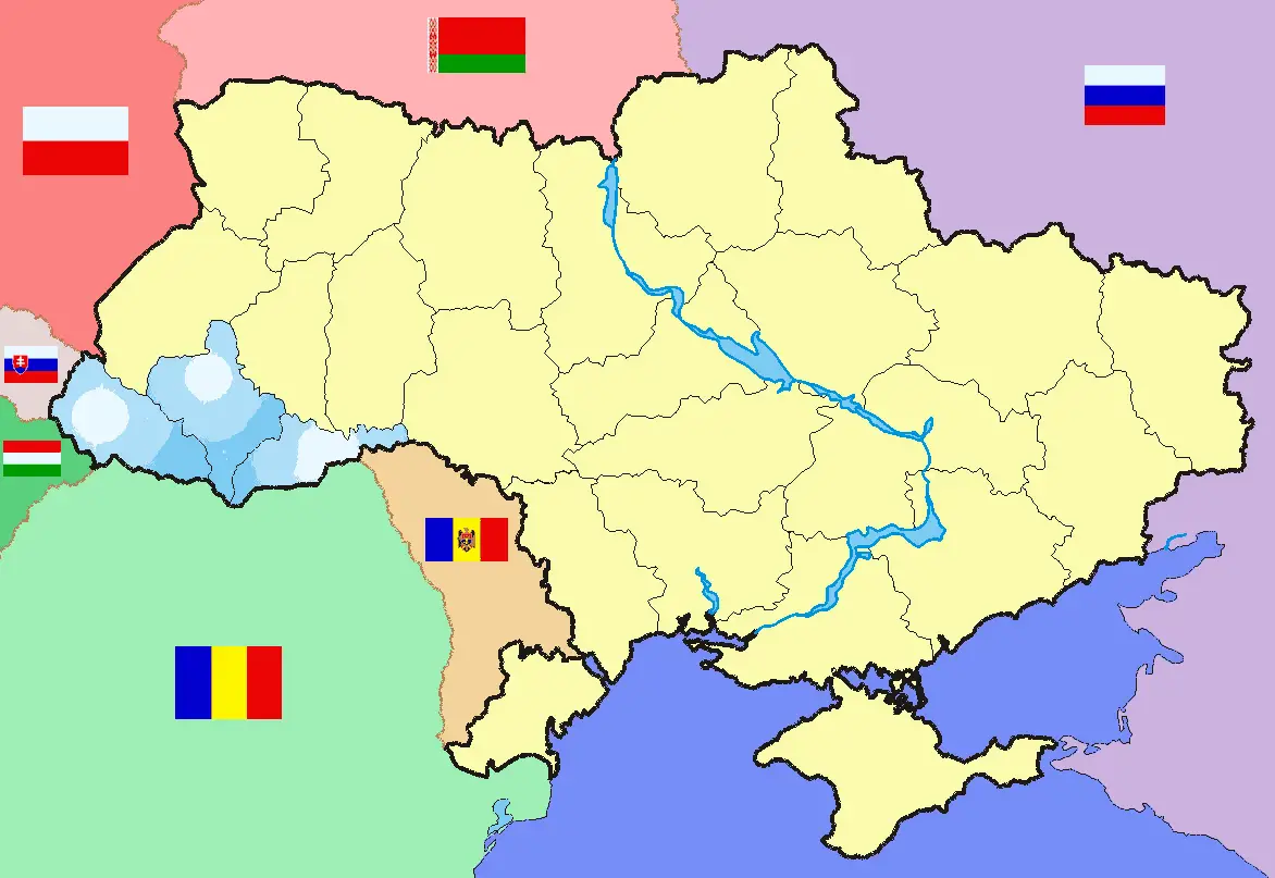 Карта границы украины 1991 года с городами. Границы Украины 1991. Площадь Украины. Территория Украины 1991. Карта Украины 1991.