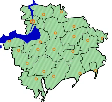 Ukraine Oblast Saporischja Rajon Blank