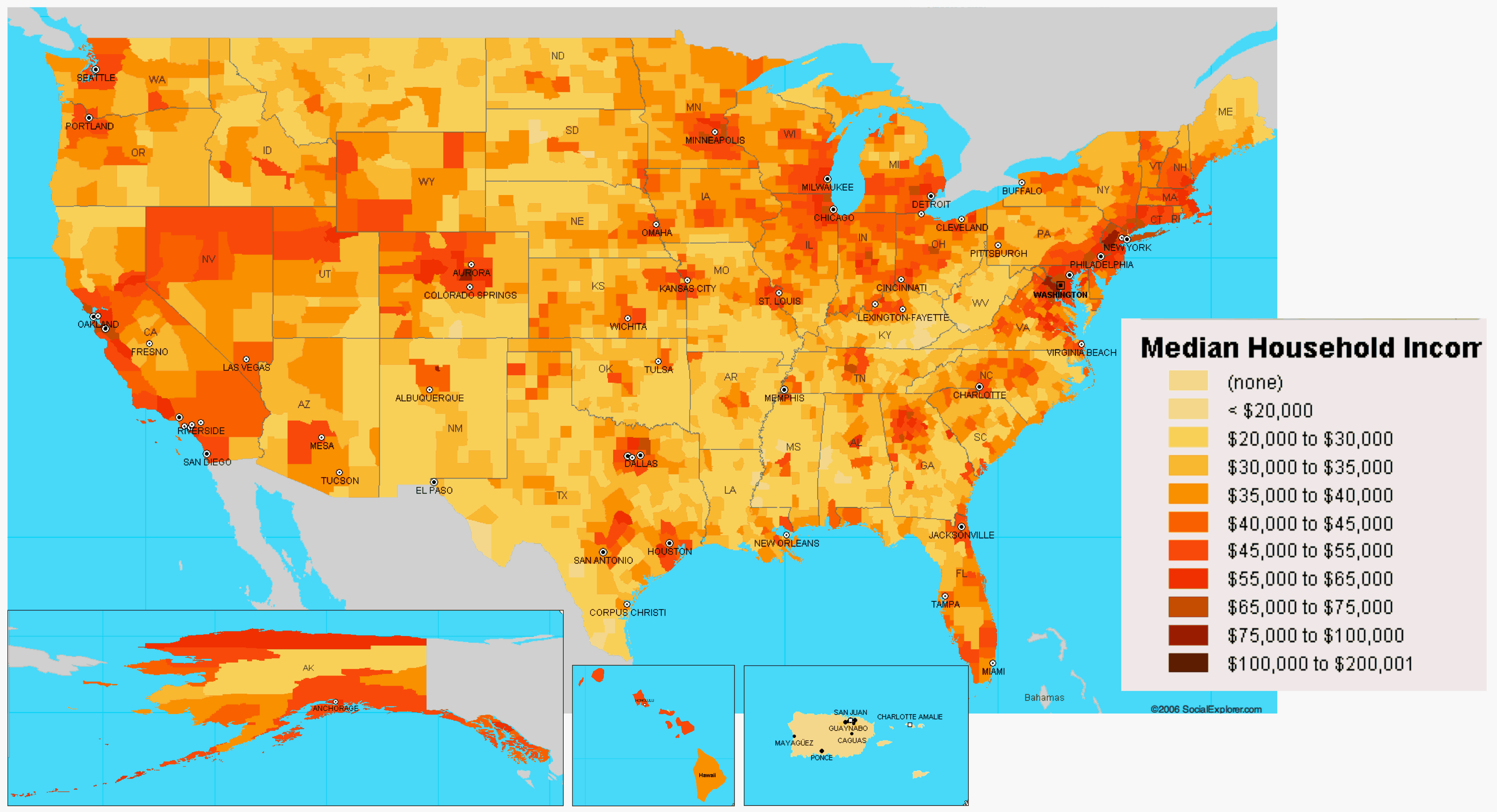 Us Income Map