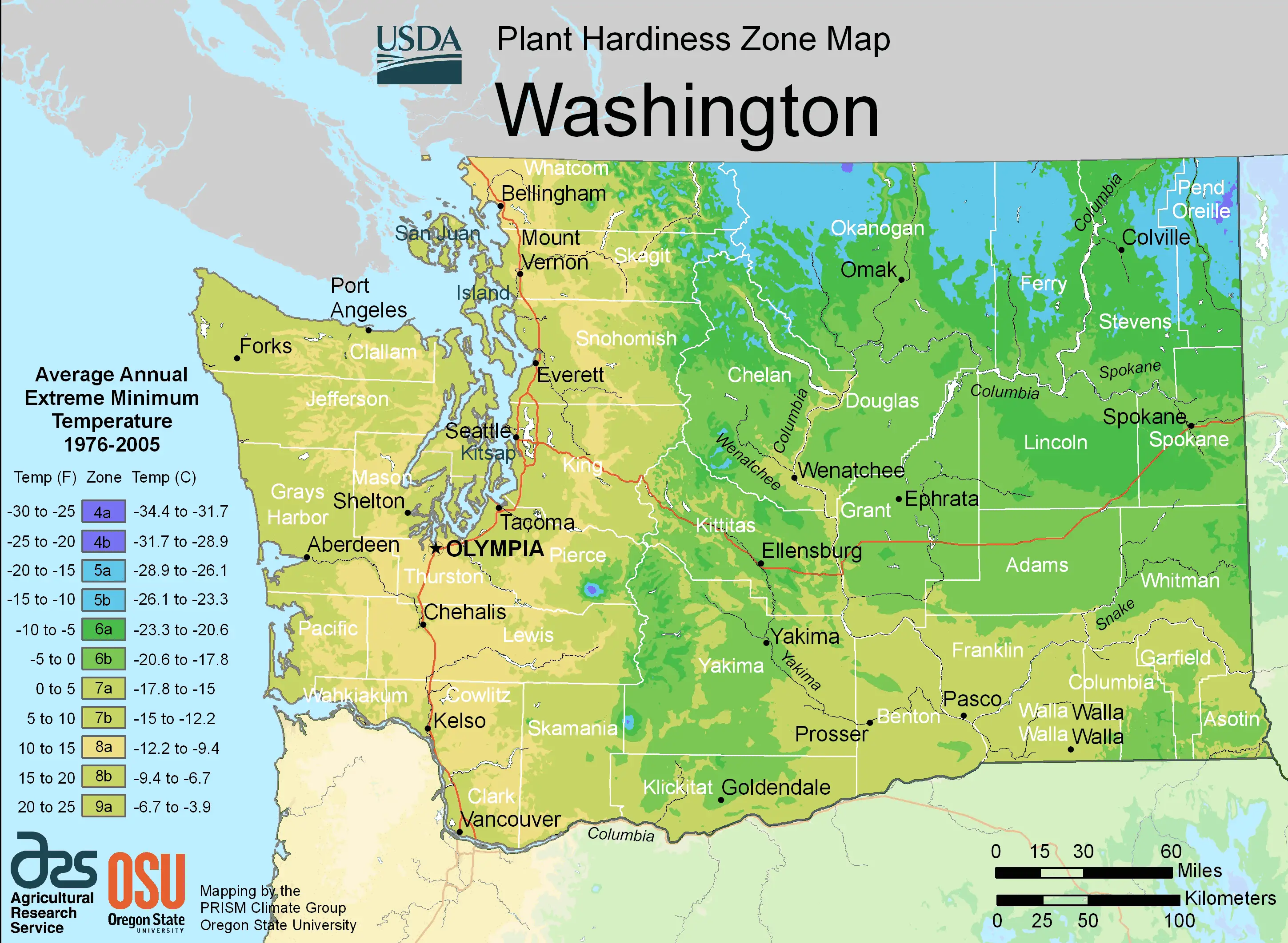 Washington State Hardiness Zone Map London Top Attractions Map | Sexiz Pix