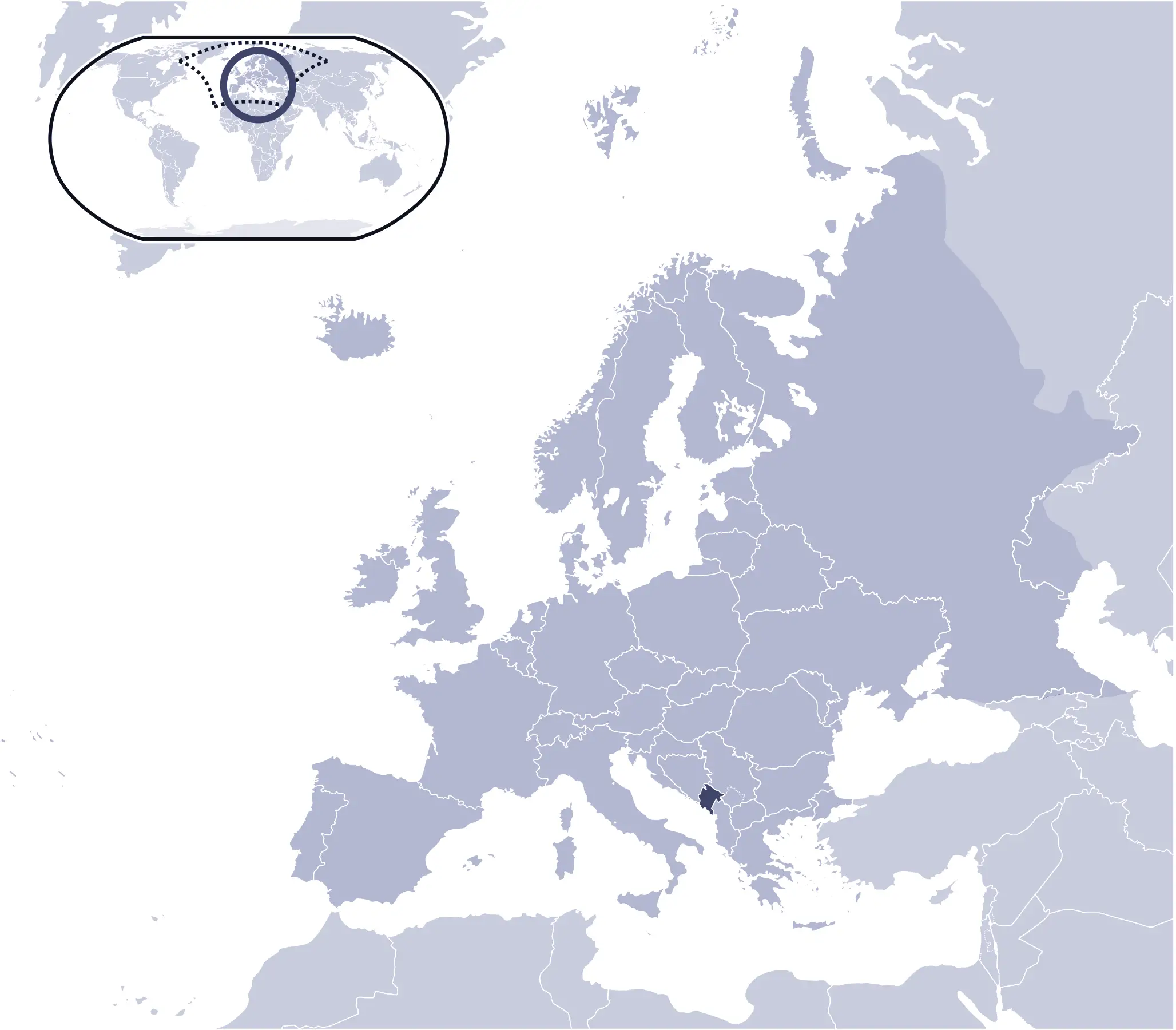 Where Is Montenegro Located