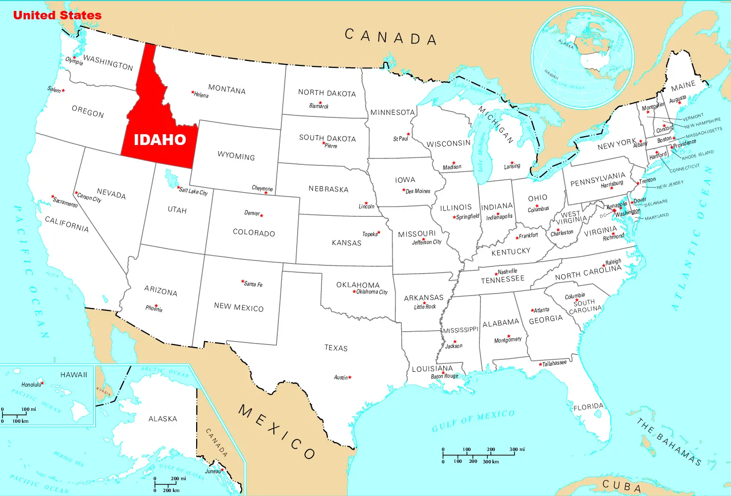 Where Is Idaho Located