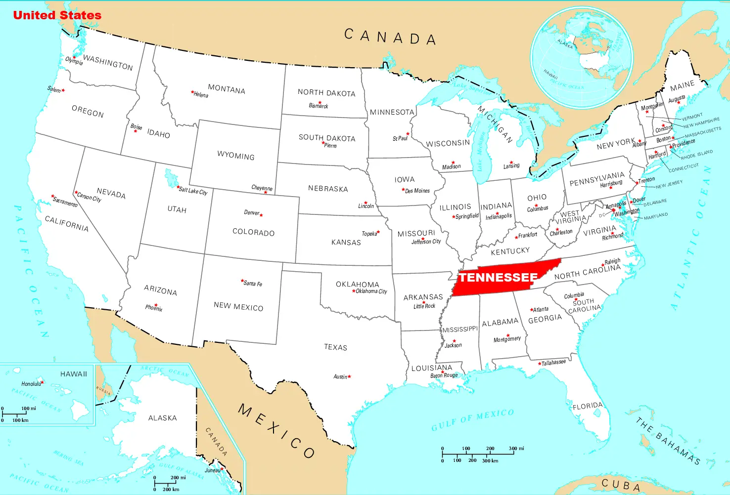 Where Is Tennessee Located
